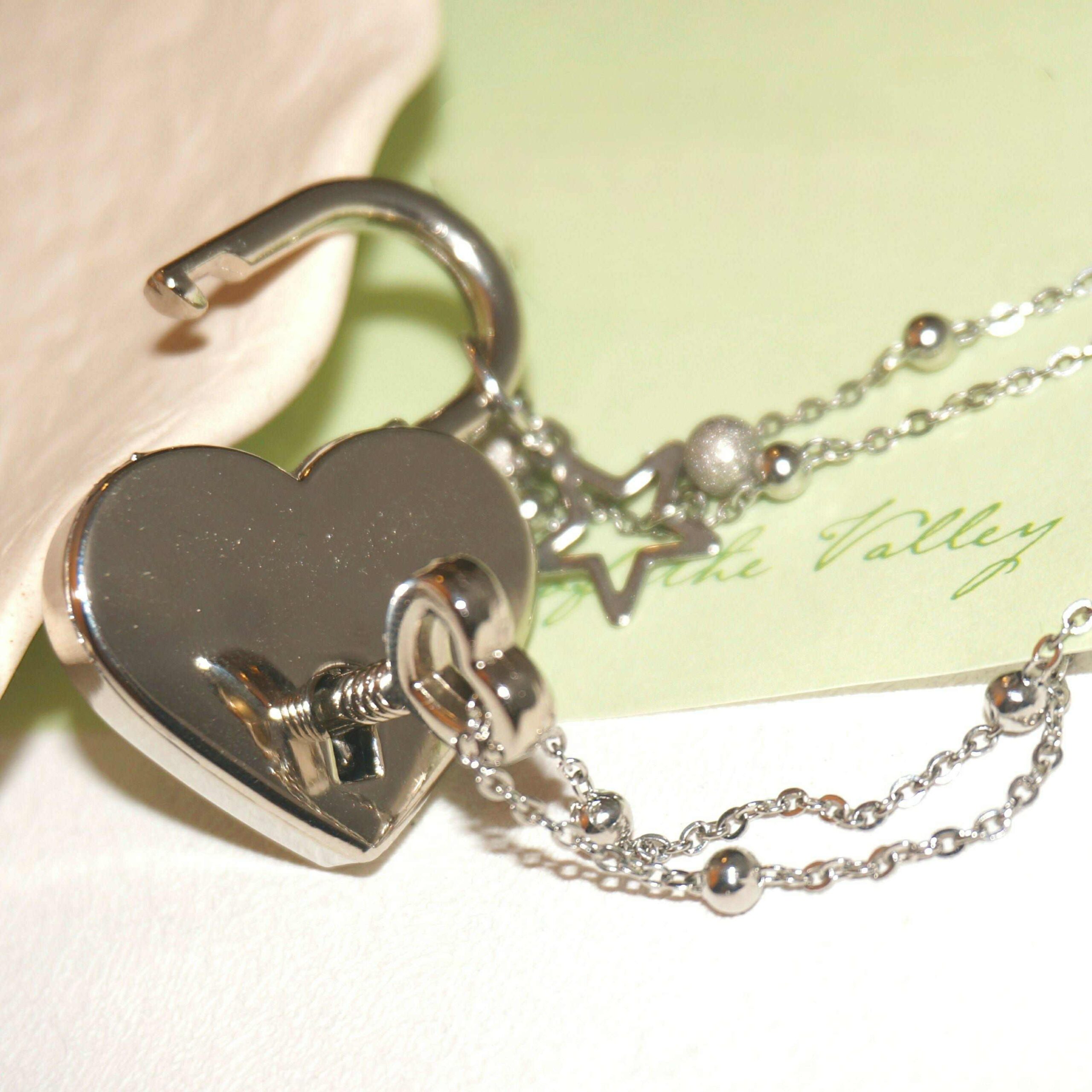 Stainless Steel Cool SOULMATE Necklace – Lock & Key Pendant, Unisex Multiwear Jewelry - Image 3